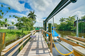 Riverfront Fort Myers Home with Boat Dock!